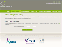 Tablet Screenshot of lrc-payments.com